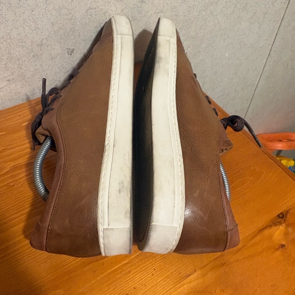 Brothers United Arizona Men's Casual Shoes Size 12 M, Brown Leather Sneakers - Picture 5 of 8